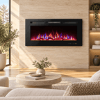 Remote Control Electric Fire — Luminis WiFi Insert, Media Wall