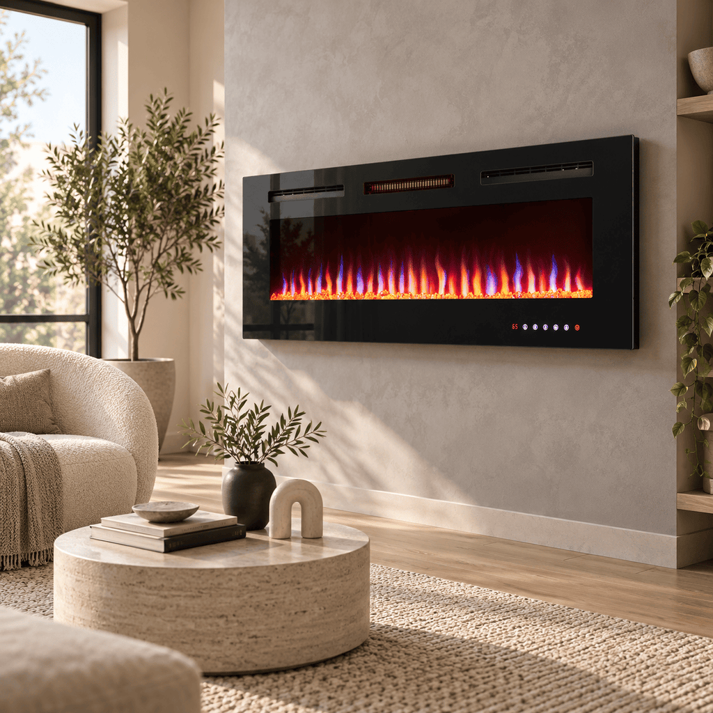 Remote Control Electric Fire — Luminis WiFi Insert, Media Wall