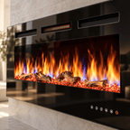 Remote Control Electric Fire — Luminis WiFi Insert, Media Wall