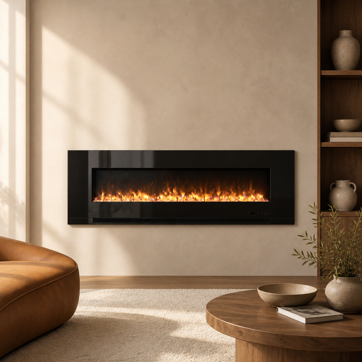 Electric Fire Insert — Aurora, Recessed or Wall Mounted