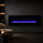 Electric Fire Insert — Aurora, Recessed or Wall Mounted