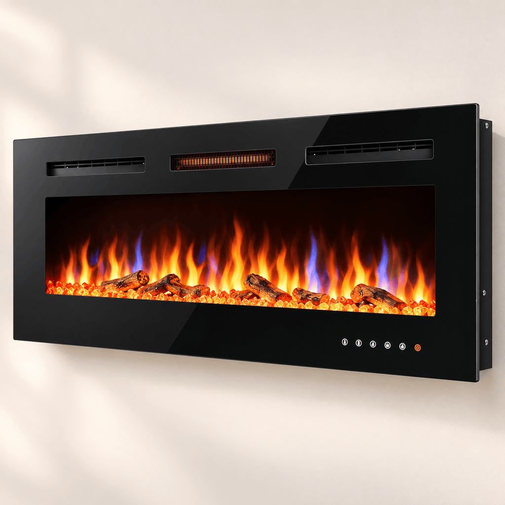 Remote Control Electric Fire — Luminis WiFi Insert, Media Wall