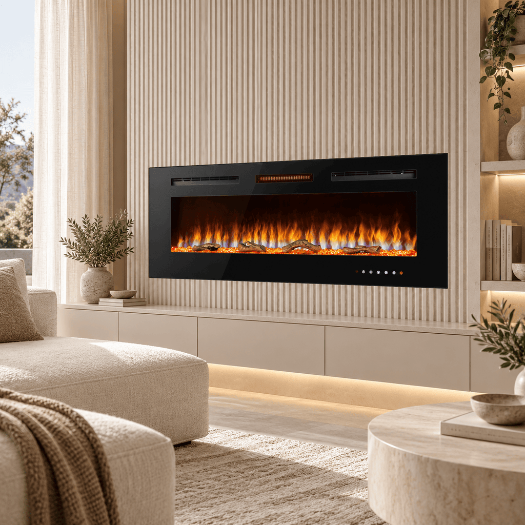 Remote Control Electric Fire — Luminis WiFi Insert, Media Wall
