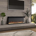 Electric Wall Mounted Fire — Recessed, 12 Flame Colours
