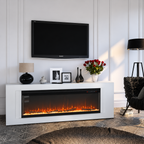 Electric Wall Mounted Fire — Recessed, 12 Flame Colours