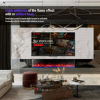 Wide Electric Fire — The Cullinan 3 Sided, Media Wall Statement