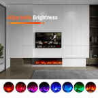 Wide Electric Fire — The Cullinan 3 Sided, Media Wall Statement