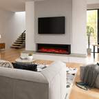 Wide Electric Fire — The Cullinan 3 Sided, Media Wall Statement