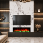 Wide Electric Fire — The Cullinan 3 Sided, Media Wall Statement