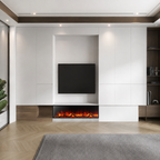 Wide Electric Fire — The Cullinan 3 Sided, Media Wall Statement