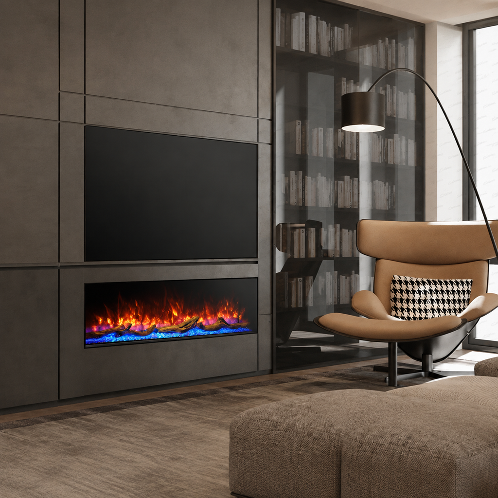Wide Electric Fire — The Cullinan 3 Sided, Media Wall Statement