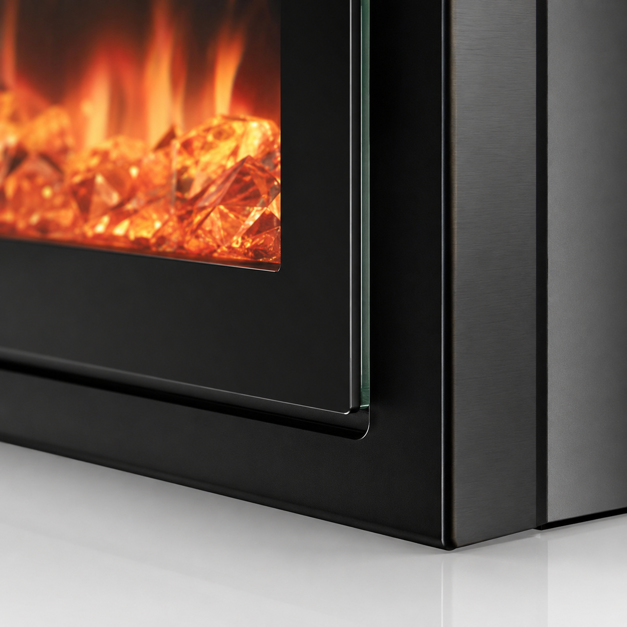 Wall Mounted Electric Fire 50 Inch — Recessed, 12 Flame Colours
