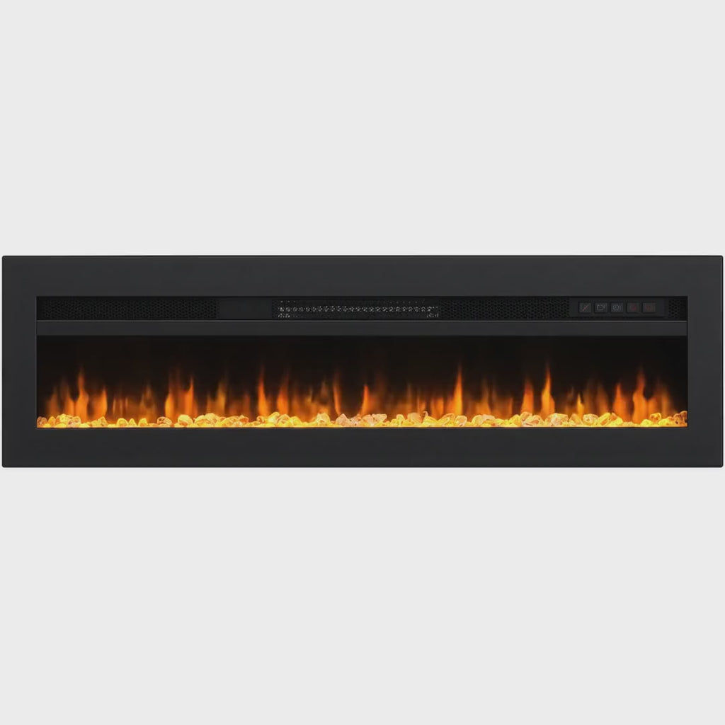 Freestanding Electric Fire 70 Inch