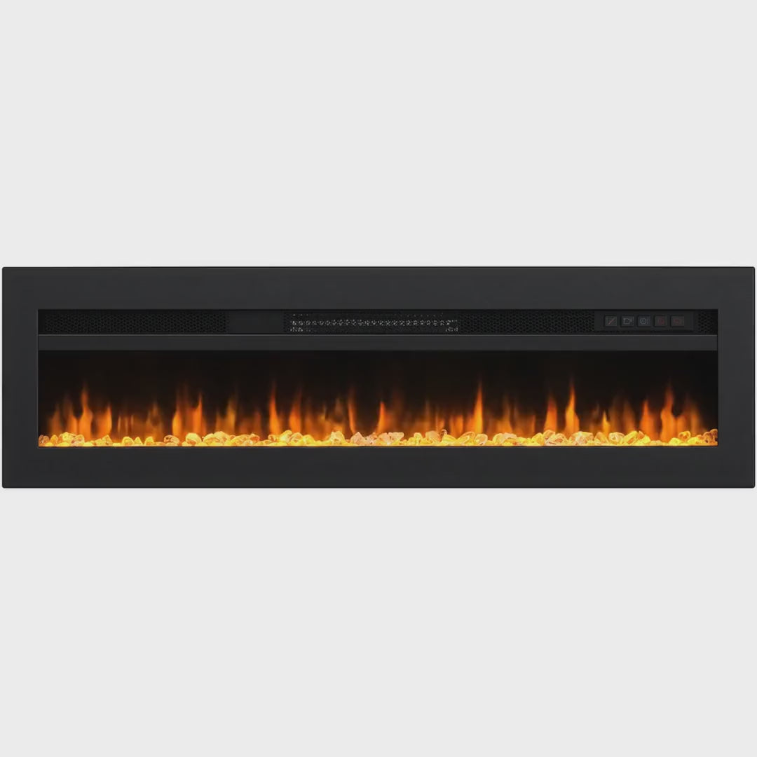 Freestanding Electric Fire 70 Inch