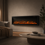 Ultra Slim Wall Mounted Electric Fire 50 Inch