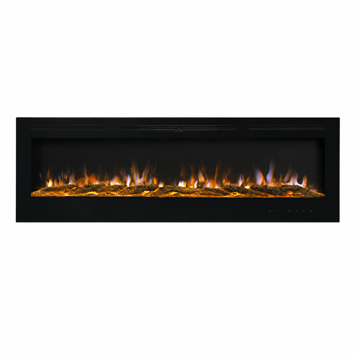 Wall Mounted Electric Fire 70 Inch — Recessed, 12 Flame Colours
